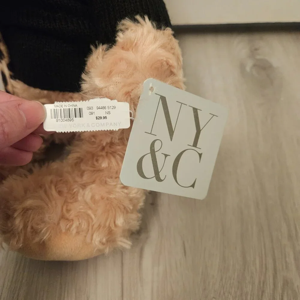 New York & Company an Curly Sherpa Teddy Bear Plush